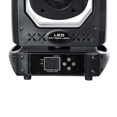 GloboStar® HERACLES 51156 Επαγγελματική Κινούμενη Ρομποτική Κεφαλή PATTERN Light CREE LED 100W AC 220V-240V IP20 RGBW DMX512 - Μ25.5 x Π20 x Υ35cm - 2 Χρόνια Εγγύηση