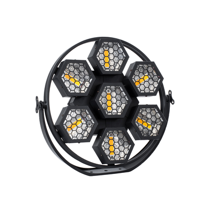 HEXA® HALO 51195 Stage Φωτιστικό Ειδικών Εφέ Digital Matrix Pixel & Blinder LED 434W 120° AC 220-240V IP20 7 x 50W COB Chip & 168 x 0.5W SMD5050 Chip Ultra Θερμό Λευκό 2200K & Πολύχρωμο RGB Dimmable DMX512 Protocol - Μ50 x Π10.5 x Υ47cm - 2 Χρόνια Εγγύηση