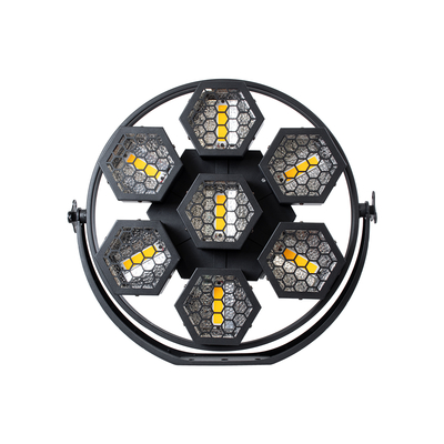HEXA® HALO 51195 Stage Φωτιστικό Ειδικών Εφέ Digital Matrix Pixel & Blinder LED 434W 120° AC 220-240V IP20 7 x 50W COB Chip & 168 x 0.5W SMD5050 Chip Ultra Θερμό Λευκό 2200K & Πολύχρωμο RGB Dimmable DMX512 Protocol - Μ50 x Π10.5 x Υ47cm - 2 Χρόνια Εγγύηση