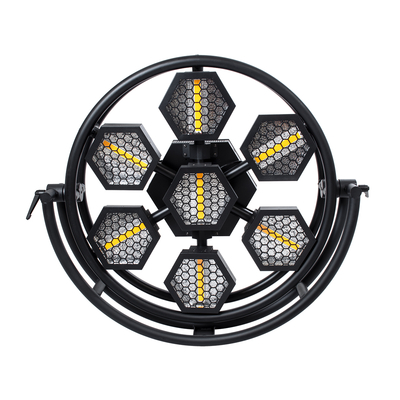 HEXA® HALO 51196 Stage Φωτιστικό Ειδικών Εφέ Digital Matrix Pixel & Blinder LED 784W 120° AC 220-240V IP20 7 x 100W COB Chip & 168 x 0.5W SMD5050 Chip Ultra Θερμό Λευκό 2200K & Πολύχρωμο RGB Dimmable DMX512 Protocol - Μ95 x Π17.5 x Υ78.5cm - 2 Χρόνια Εγγύηση