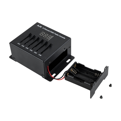 GloboStar® 70675 AJ6 SKYDANCE DMX 6 Channel Fader Console - Κονσόλα Φωτισμού 6 Καναλιών DMX DC 5-12V ή 3 x AAA Μπαταρίες - IP20 Μ10 x Π7 x Υ4cm - 5 Years Warranty