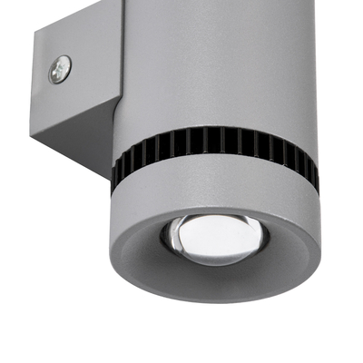 GLOBOSTAR® CANNONAL 60576 Μοντέρνο Φωτιστικό Τοίχου - Απλίκα LED 10W 1150lm 30° AC 220-240V IP20 Θερμό Λευκό 2700K - Bridgelux COB Chip & TÜV SÜD Driver - Μαύρο Ματ & Γκρι Ανθρακί Ματ - Μ5 x Π6.5 x Υ11cm - 3 Χρόνια Εγγύηση