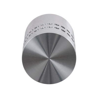 GLOBOSTAR® STAINS 60595 Μοντέρνο Φωτιστικό Τοίχου - Απλίκα LED 5W 400lm 180° AC 220-240V IP44 Ψυχρό Λευκό 6000K - Bridgelux SMD Chip & TÜV SÜD Driver - Νίκελ Βούρτσας - Μ5.5 x Π5.5 x Υ7cm - 5 Χρόνια Εγγύηση