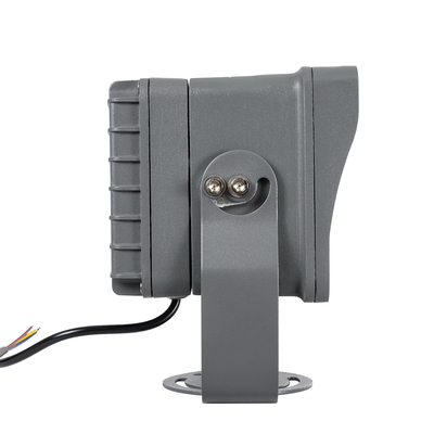 GLOBOSTAR® FLOODXENA 90127 Προβολέας Σποτ Wall Washer LED 24W 2520lm 10° AC 220-240V Αδιάβροχο IP65 Ultra Θερμό Λευκό 2200K - Bridgelux SMD Chip - Γκρι Ανθρακί - Μ18 x Π13.5 x Υ18cm - 3 Χρόνια Εγγύηση