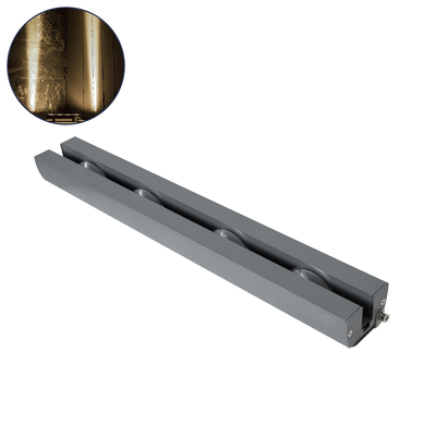 GLOBOSTAR® WINDOWARTE 90724 Φωτιστικό Ανάδειξης Παραθύρων LED 36W 3420lm 8° x 180° DC 24V Αδιάβροχο IP67 Φυσικό Λευκό 4500K Dimmable - CREE XPE Chip - Γκρι Ανθρακί - Μ50 x Π7 x Υ4.5cm - 3 Χρόνια Εγγύηση