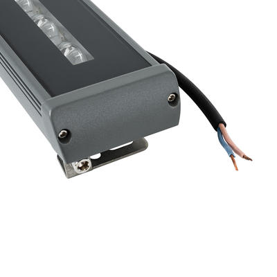 GLOBOSTAR® WINDOWRAFI 90726 Φωτιστικό Ανάδειξης Παραθύρων LED 18W 1530lm 8° x 180° DC 24V Αδιάβροχο IP67 Ultra Θερμό Λευκό 2200K Dimmable - CREE XPE Chip - Γκρι Ανθρακί - Μ30.5 x Π6.7 x Υ4.5cm - 3 Χρόνια Εγγύηση