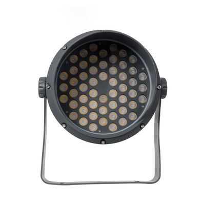 GLOBOSTAR® FLOODIMO 90744 Προβολέας Σποτ Wall Washer με Αντιθαμβωτική Γρίλια LED 54W 5130lm 10° AC 220-240V Αδιάβροχο IP67 Φυσικό Λευκό 4500K - Bridgelux SMD Chip - Γκρι Ανθρακί - Μ26 x Π28 x Υ35cm - 3 Χρόνια Εγγύηση