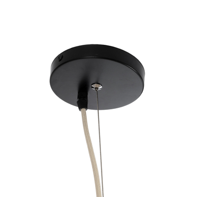 GLOBOSTAR® AREMBEPE 02179 Boho Κρεμαστό Φωτιστικό Οροφής με Ντουί 1 x E27 AC 220-240V IP20 - Μπεζ - Μ60 x Π60 x Υ130cm