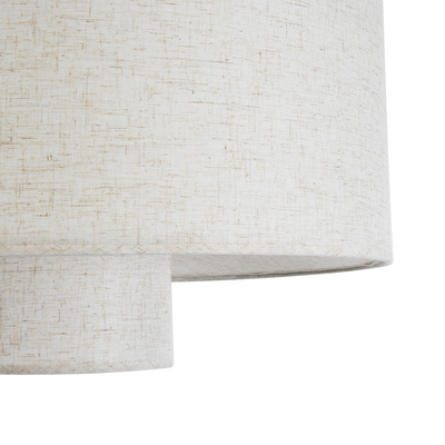 GLOBOSTAR® MARIGOLD 02226 Boho Κρεμαστό Φωτιστικό Οροφής με Ντουί 1 x E27 AC 220-240V IP20 - Λευκό - Μ48 x Π48 x Υ27cm