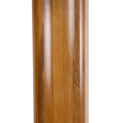 GloboStar® NIIHAU 02237 Μοντέρνο Επιδαπέδιο Φωτιστικό Μονόφωτο 1 x E27 IP20 Καφέ Ξύλο - Μ43 x Π43 x Υ160cm