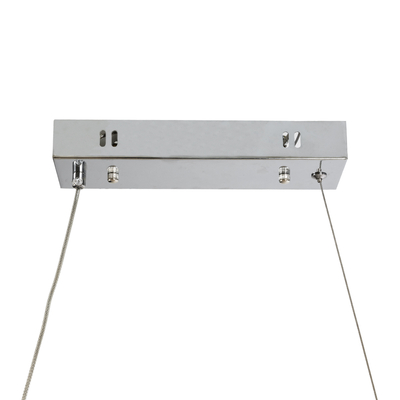 GLOBOSTAR® NANI 02285 Μοντέρνο Κρεμαστό Φωτιστικό Οροφής LED 36W 2880lm 120° AC 220-240V IP20 Φυσικό Λευκό 4500K - Lumileds SMD Chip - Μπεζ - Μ120 x Π48 x Υ18cm - 2 Χρόνια Εγγύηση