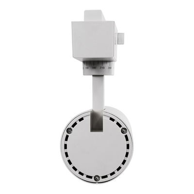 GloboStar® LUGANO 60807 Μονοφασικό Φωτιστικό Σποτ Ράγας LED 20W 2500lm 36° Acrylic HQ LENS AC 220-240V IP20 Φ6.5 x Υ22cm Φυσικό Λευκό 4500K - EUROTRACK® System 1L+1N - Λευκό - Bridgelux Chip - TÜV Certified Driver - 5 Χρόνια Εγγύηση