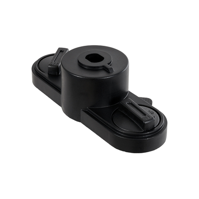 GloboStar® 2L-EUROTRACK 60911 Αντάπτορας Κρέμασης Φωτιστικού - Μονοφασικός 2 Καλωδίων για όλες τις Ράγες EUROTRACK AC 220-240V IP20 Μ10 x Π4 x Υ3.2cm - EUROTRACK® System 1L+1N - Θερμοπλαστικό - Μαύρο - 5 Χρόνια Εγγύηση