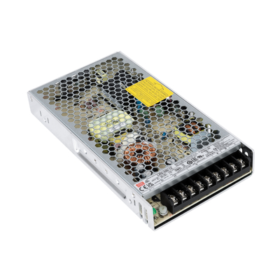 GLOBOSTAR® MEANWELL-LRS200-12 90782 Τροφοδοτικό/Μετασχηματιστής PELV 200W 17A DC 12V IP20 - AC 220-240V σε DC 12V / Ρυθμιζόμενo από DC 10.2V έως DC 13.8V - Μ21.5 x Π11.5 x Υ3cm - 3 Χρόνια Εγγύηση