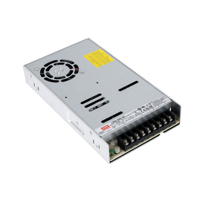GLOBOSTAR® MEANWELL-LRS450-24 90787 Τροφοδοτικό/Μετασχηματιστής PELV 450W 18.8A DC 24V IP20 - AC 220-240V σε DC 24V / Ρυθμιζόμενo από DC 21.6V έως DC 28.8V - Μ22.5 x Π12.4 x Υ3.5cm - 3 Χρόνια Εγγύηση
