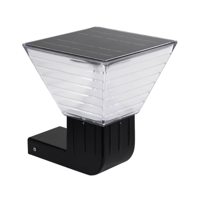 GLOBOSTAR® GRACIOUS 90529 Φωτιστικό Κολωνάκι Κήπου LED 10W 330lm 120° με Ενσωματωμένο Φωτοβολταϊκό Panel 6V 2W & Επαναφορτιζόμενη Μπαταρία Li-ion 3.2V 1800mAh με Αισθητήρα Ημέρας-Νύχτας Αδιάβροχο IP65 Θερμό Λευκό 2700K - Ψυχρό Λευκό 6000K - Γκρι Ανθρακί - Μ29 x Π24 x Υ24cm - 2 Χρόνια Εγγύηση