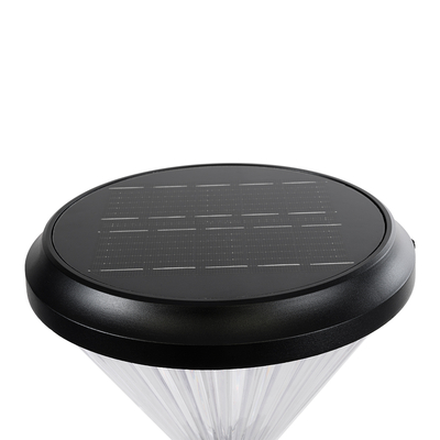 GLOBOSTAR® SHARP 90533 Φωτιστικό Κολωνάκι Κήπου LED 10W 500lm 120° με Ενσωματωμένο Φωτοβολταϊκό Panel 6V 2W & Επαναφορτιζόμενη Μπαταρία Li-ion 3.2V 8000mAh με Αισθητήρα Ημέρας-Νύχτας Αδιάβροχο IP65 Ψυχρό Λευκό 6000K - Γκρι Ανθρακί - Μ26 x Π26 x Υ33cm - 2 Χρόνια Εγγύηση