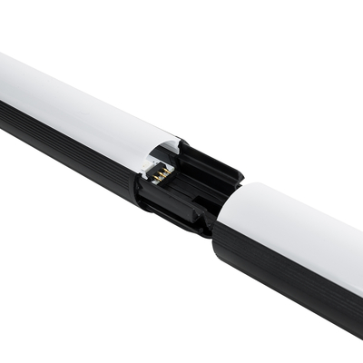 GLOBOSTAR® DIGICOLUMN 90764 Μοντέρνο Επιδαπέδιο Γραμμικό Ψηφιακό Φωτιστικό Digital Pixel Symphony Bar με RF Ασύρματο Χειριστήριο LED 16W 1280lm 180° DC 5V με USB 2.0 IP20 Πολύχρωμο RGB Dimmable - Μαύρο - Φ3 x Υ165cm - 2 Χρόνια Εγγύηση