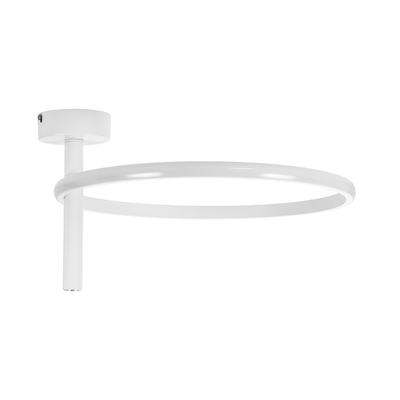 GLOBOSTAR® VERONA 61221 Μοντέρνο Φωτιστικό Οροφής LED 24W 2688lm 360° AC 220-240V IP20 Ρυθμιζόμενο Λευκό CCT με On/Off 2700K/4500K/6000K - Lumileds SMD Chip - Λευκό Ματ - Μ40 x Π40 x Υ23cm - 3 Χρόνια Εγγύηση