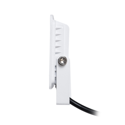 GLOBOSTAR® ATLAS 61406 Προβολέας LED 10W 1150lm 120° AC 220-240V Αδιάβροχο IP67 Θερμό Λευκό 2700K - Lumileds SMD Chip - TÜV Rheinland Certified - Λευκό Ματ - Μ10 x Π2 x Υ8cm - 5 Χρόνια Εγγύηση