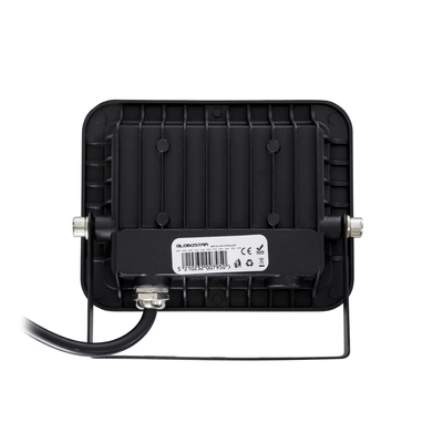 GLOBOSTAR® ATLAS 61411 Προβολέας LED 20W 2400lm 120° AC 220-240V Αδιάβροχο IP67 Φυσικό Λευκό 4500K - Lumileds SMD Chip - TÜV Rheinland Certified - Μαύρο Ματ - Μ12 x Π2.5 x Υ9.5cm - 5 Χρόνια Εγγύηση