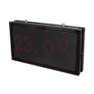 GLOBOSTAR® DISPLAY 90278 Κυλιόμενη Ψηφιακή Επιγραφή 64x32cm P10 Διπλής Όψης LED AC 220-240V Αδιάβροχο IP65 Κόκκινο - WiFi Control μέσω FK APP - Αισθητήρας Θερμοκρασίας & Υγρασίας - Μ70 x Π11 x Υ38.5cm - 2 Χρόνια Εγγύηση