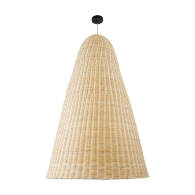 GLOBOSTAR® MAHANA 01827 Boho Κρεμαστό Φωτιστικό Οροφής με Ντουί 1 x E27 AC 220-240V IP20 - Μπεζ - Μ80 x Π80 x Υ130cm