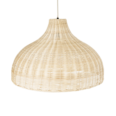 GLOBOSTAR® AFURU 01828 Boho Κρεμαστό Φωτιστικό Οροφής με Ντουί 1 x E27 AC 220-240V IP20 - Μπεζ - Μ60 x Π60 x Υ40cm