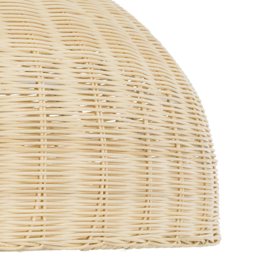 GLOBOSTAR® AFURU 01828 Boho Κρεμαστό Φωτιστικό Οροφής με Ντουί 1 x E27 AC 220-240V IP20 - Μπεζ - Μ60 x Π60 x Υ40cm