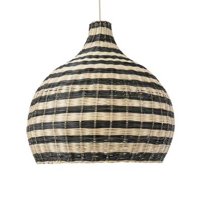 GLOBOSTAR® JAMAICA 01955 Boho Κρεμαστό Φωτιστικό Οροφής με Ντουί 1 x E27 AC 220-240V IP20 - Μπεζ & Λαδί - Μ60 x Π60 x Υ60cm