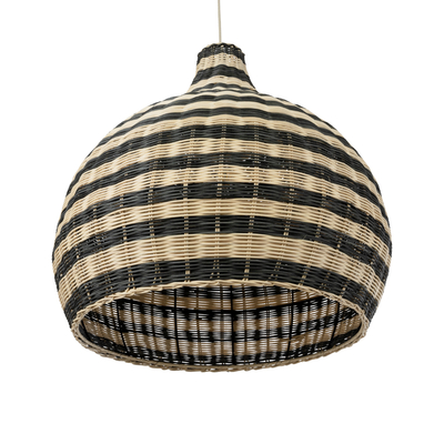 GLOBOSTAR® JAMAICA 01955 Boho Κρεμαστό Φωτιστικό Οροφής με Ντουί 1 x E27 AC 220-240V IP20 - Μπεζ & Λαδί - Μ60 x Π60 x Υ60cm