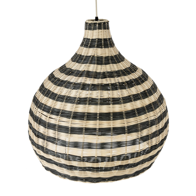 GLOBOSTAR® JAMAICA 01955 Boho Κρεμαστό Φωτιστικό Οροφής με Ντουί 1 x E27 AC 220-240V IP20 - Μπεζ & Λαδί - Μ60 x Π60 x Υ60cm