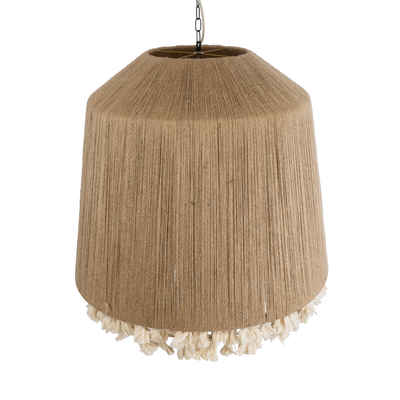 GLOBOSTAR® PUERTORICO 02093 Boho Κρεμαστό Φωτιστικό Οροφής με Ντουί 3 x E27 AC 220-240V IP20 - Μπεζ - Μ80 x Π80 x Υ80cm