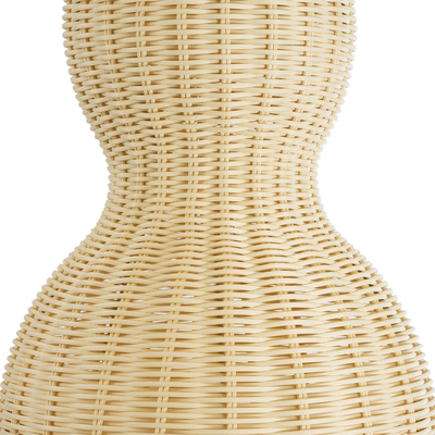 GLOBOSTAR® KINGSTOWN 02168 Boho Κρεμαστό Φωτιστικό Οροφής με Ντουί 1 x E27 AC 220-240V IP20 - Μπεζ - Μ30 x Π30 x Υ60cm