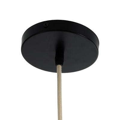 GLOBOSTAR® SAINTLUCIA 02160 Boho Κρεμαστό Φωτιστικό Οροφής με Ντουί 1 x E27 AC 220-240V IP20 - Μπεζ & Καφέ - Μ30 x Π30 x Υ90cm