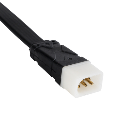 GLOBOSTAR® WWCONNECTOR 90816 5 Pin Σύνδεσμος Τροφοδοσίας για Wall Washers & Προβολείς με Είσοδο 5 x 0.25mm2 & Έξοδο 1 x Θηλυκό Βύσμα Αδιάβροχο IP65 - Μαύρο - Μ16 x Π1.5 x Υ1.2cm