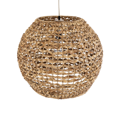 GLOBOSTAR® MANGATA 01851 Boho Κρεμαστό Φωτιστικό Οροφής με Ντουί 1 x E27 AC 220-240V IP20 - Καφέ - Μ60 x Π60 x Υ50cm