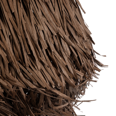 GLOBOSTAR® GUADELOUPE 02294 Boho Κρεμαστό Φωτιστικό Οροφής με Ντουί 1 x E27 AC 220-240V IP20 - Καφέ - Μ80 x Π80 x Υ60cm