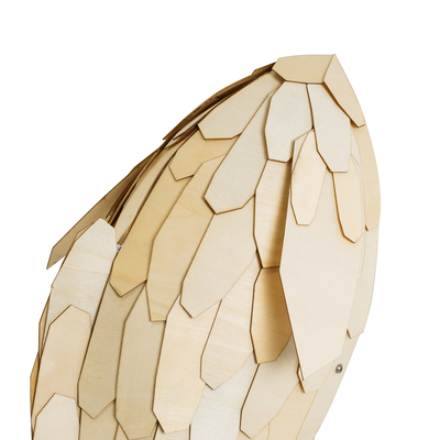 GLOBOSTAR® GOURAMI 02359 Boho Φωτιστικό Τοίχου - Απλίκα με Ντουί 1 x E27 AC 220-240V IP20 - Μπεζ - Μ98 x Π33 x Υ22.5cm