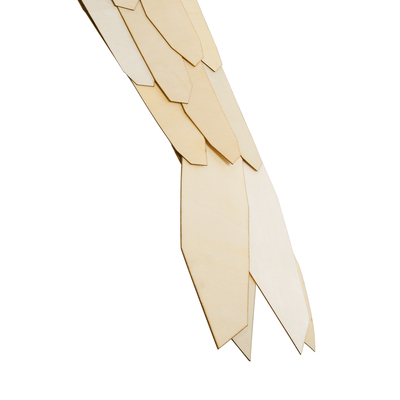 GLOBOSTAR® GOURAMI 02359 Boho Φωτιστικό Τοίχου - Απλίκα με Ντουί 1 x E27 AC 220-240V IP20 - Μπεζ - Μ98 x Π33 x Υ22.5cm