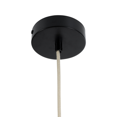 GLOBOSTAR® BEADS 00698 Vintage Κρεμαστό Φωτιστικό Οροφής με Ντουί 1 x E27 AC 220-240V IP20 - Μπεζ - Μ4 x Π4 x Υ47cm