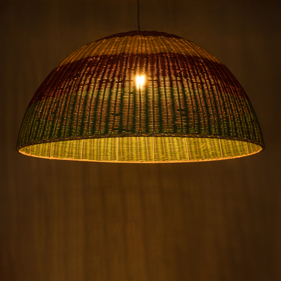 GLOBOSTAR® CABALLEROS 02062 Boho Κρεμαστό Φωτιστικό Οροφής με Ντουί 1 x E27 AC 220-240V IP20 - Πολύχρωμο - Μ100 x Π100 x Υ53cm