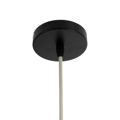 GLOBOSTAR® MAUI 02114 Boho Κρεμαστό Φωτιστικό Οροφής με Ντουί 1 x E27 AC 220-240V IP20 - Μπεζ - Μ30 x Π30 x Y77cm