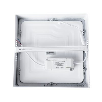 GLOBOSTAR® PANELO 60205 Panel Οροφής LED 20W 1800lm 120° AC 220-240V IP20 Θερμό Λευκό 2700K - Lumileds SMD Chip & TÜV SÜD Driver - Λευκό Γαλακτερό - Μ22 x Π22 x Υ3cm / Q20 x 20cm - 3 Χρόνια Εγγύηση