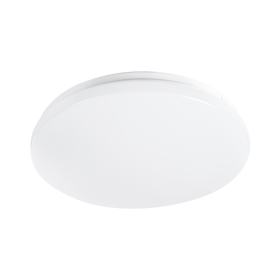 GLOBOSTAR® CELANO 61007 Φωτιστικό Πλαφονιέρα Οροφής LED 20W 1800lm 120° AC 220-240V Αδιάβροχο IP54 Θερμό Λευκό 2700K - Lumileds SMD Chip - Λευκό Γαλακτερό - Μ26 x Π26 x Υ6cm - 3 Χρόνια Εγγύηση