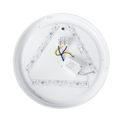 GLOBOSTAR® CELANO 61007 Φωτιστικό Πλαφονιέρα Οροφής LED 20W 1800lm 120° AC 220-240V Αδιάβροχο IP54 Θερμό Λευκό 2700K - Lumileds SMD Chip - Λευκό Γαλακτερό - Μ26 x Π26 x Υ6cm - 3 Χρόνια Εγγύηση