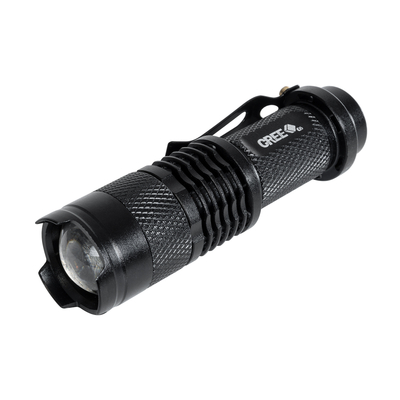 GloboStar® 79020 Φορητός Φακός Χειρός CREE LED 6W 480lm - Ψυχρό Λευκό 6000K - Φ2.5 x Υ9.2cm