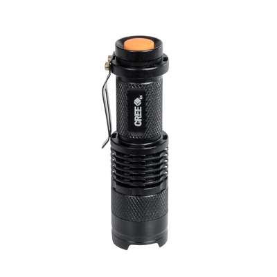 GloboStar® 79020 Φορητός Φακός Χειρός CREE LED 6W 480lm - Ψυχρό Λευκό 6000K - Φ2.5 x Υ9.2cm