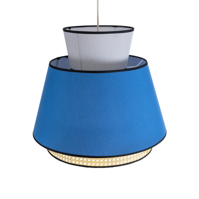 GLOBOSTAR® SAIGE 01918 Boho Κρεμαστό Φωτιστικό Οροφής με Ντουί 1 x E27 AC 220-240V IP20 - Πολύχρωμο - Μ50 x Π50 x Υ45cm