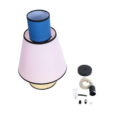 GLOBOSTAR® SAIGE 01921 Boho Κρεμαστό Φωτιστικό Οροφής με Ντουί 1 x E27 AC 220-240V IP20 - Πολύχρωμο - Μ30 x Π30 x Υ48cm